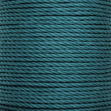 green cotton twisted rope