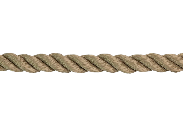 3 strand twisted polyester tan rope, twisted polyester tan rope, polyester tan rope