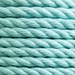 teal cotton twisted rope