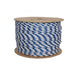 3-Strand Twisted Blue and White Polypropylene Rope