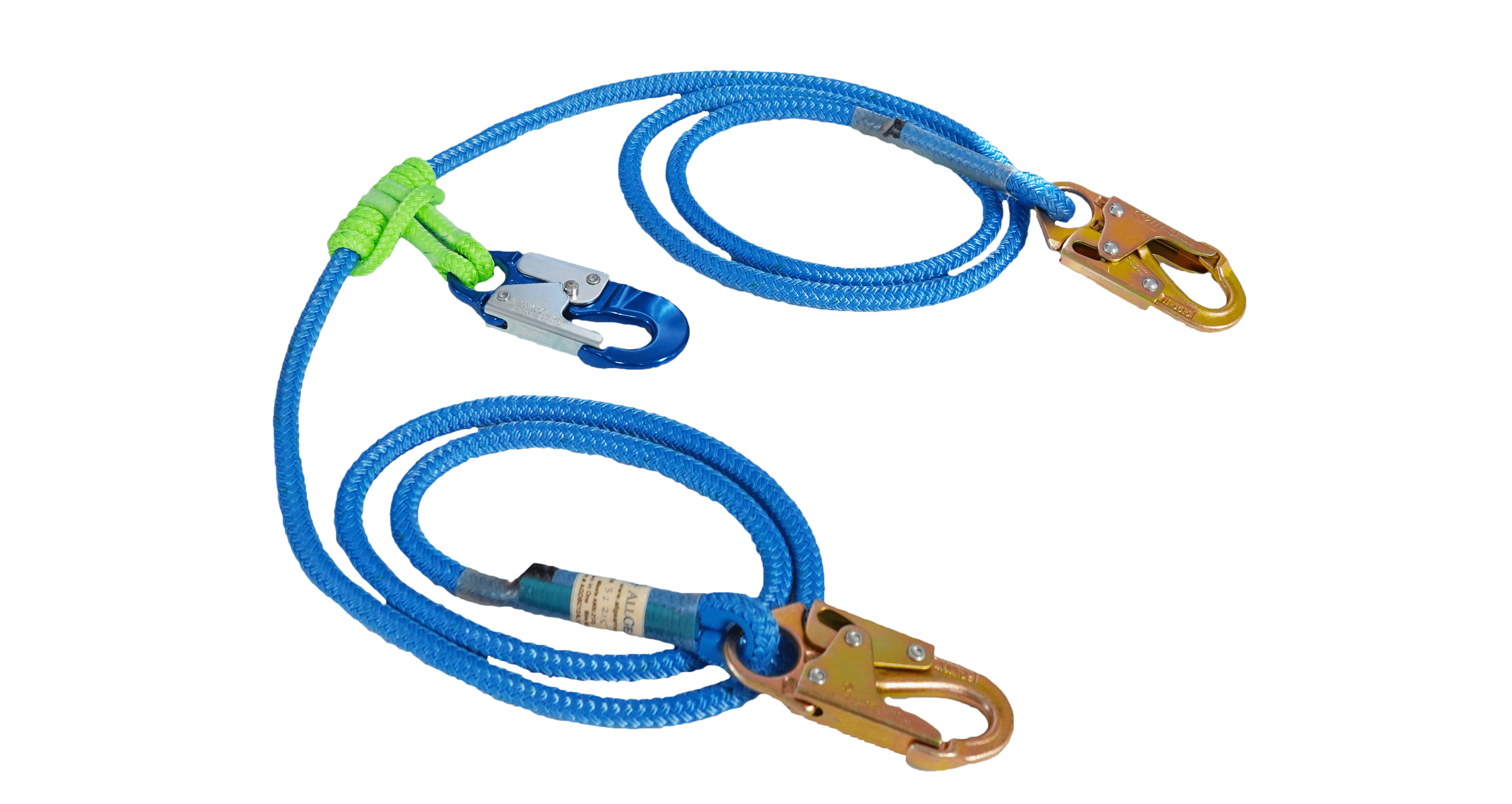 2 in 1 Safety Lanyard Continuous Connection