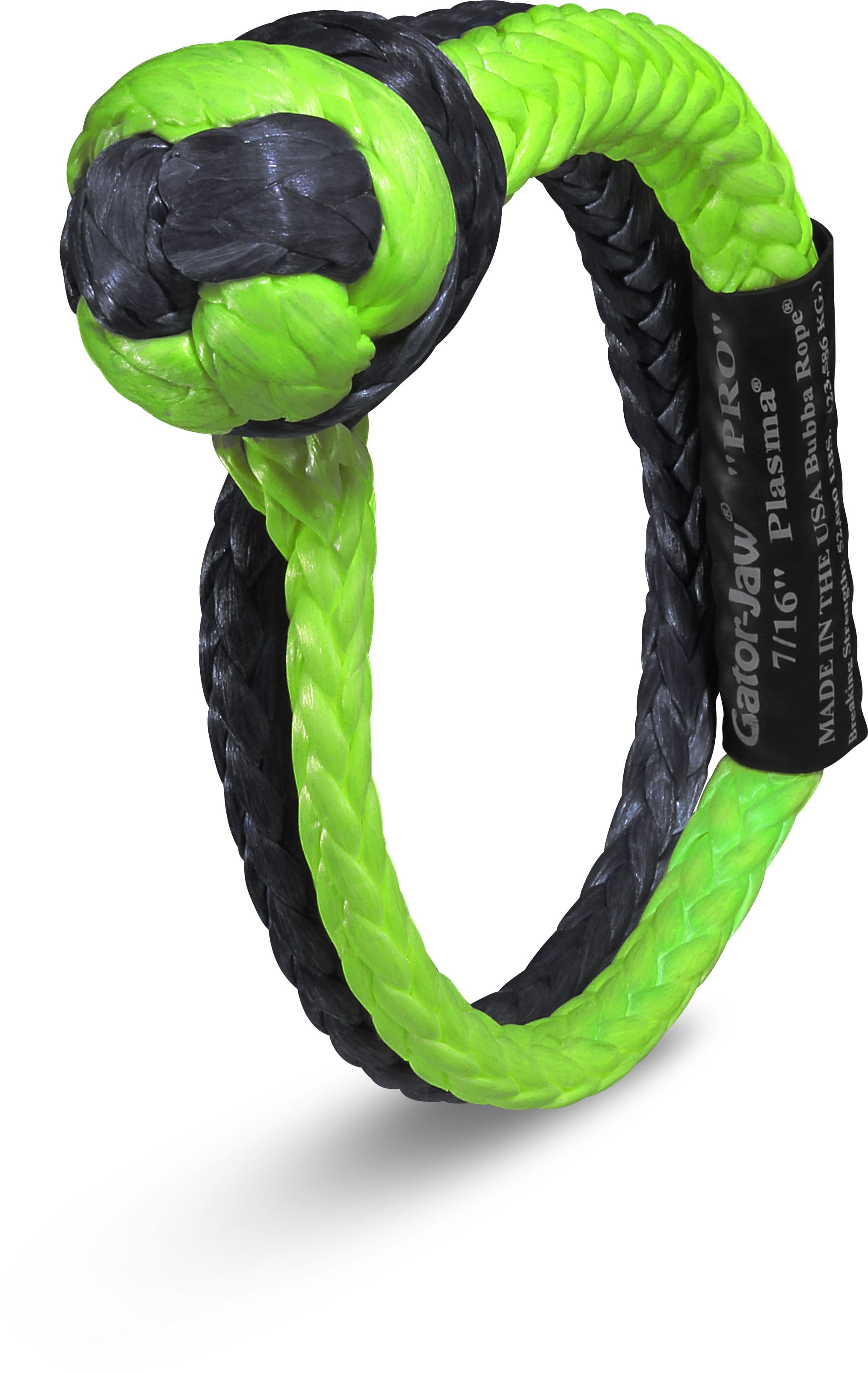 7/16" Gator-Jaw PRO Synthetic Shackle-green