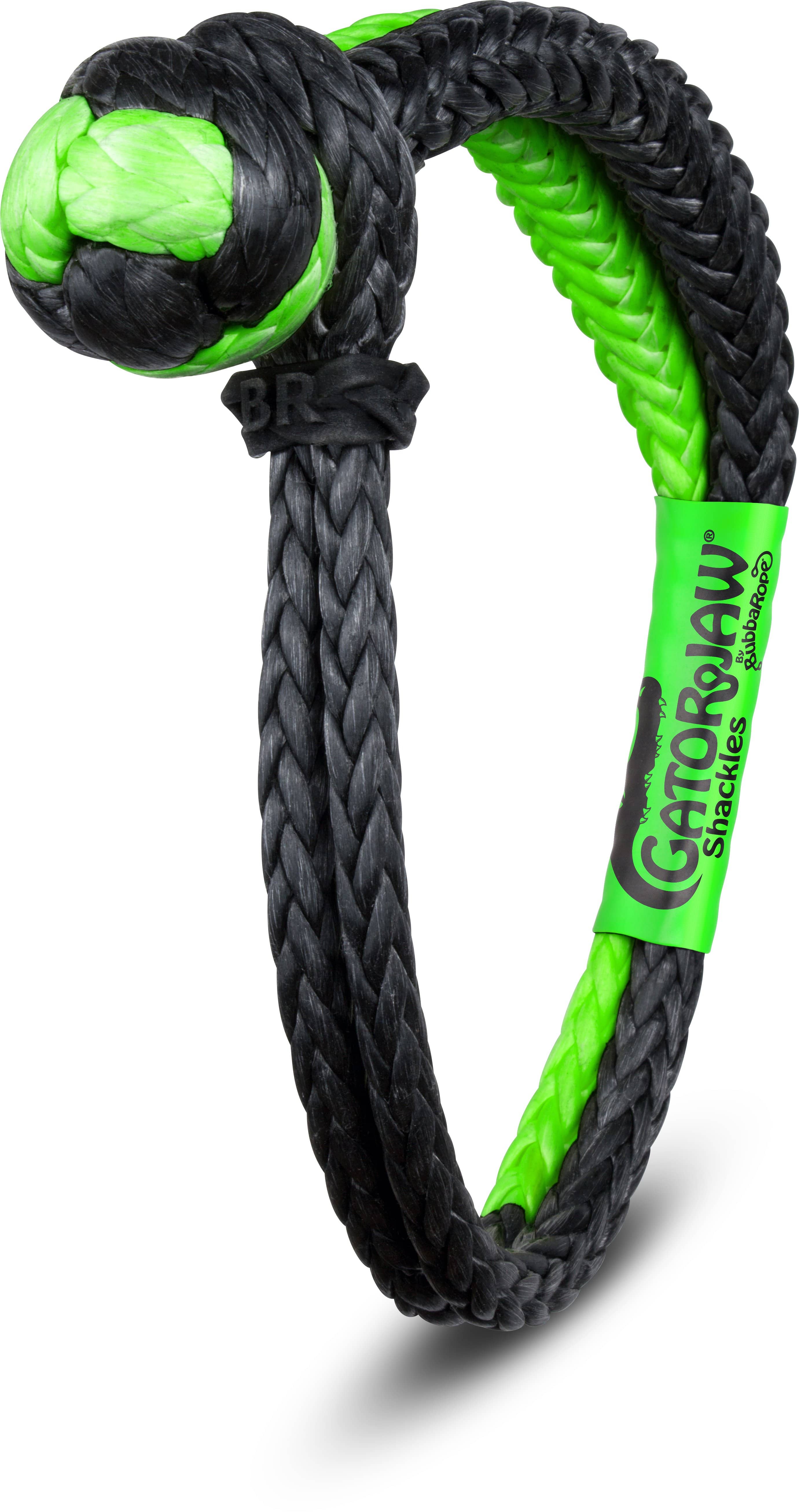 3/8" NexGen Gator-Jaw Synthetic Shackle-green