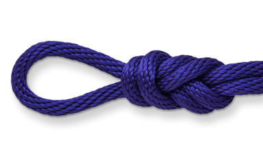 purple solid braid polypro rope