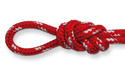 sta-set solid red double braid rope