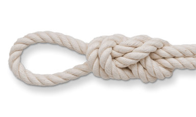 natural twisted cotton rope