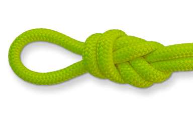 neon yellow double braid nylon rope