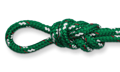 sta-set solid green double braid rope