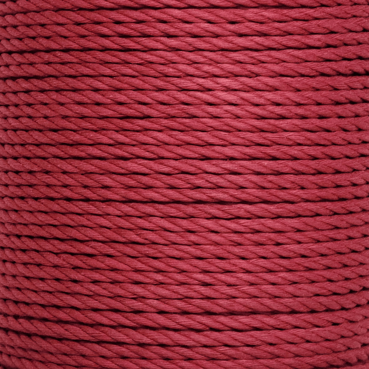 crimson cotton rope