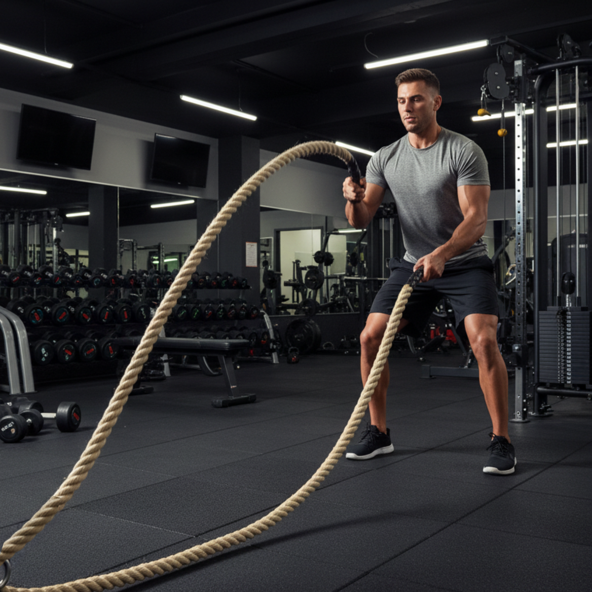 Heavy-Duty Poly Manila Battle Rope for Strength Training | Rope.com ...
