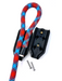 Dog leash with clamp