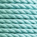 teal cotton twisted rope