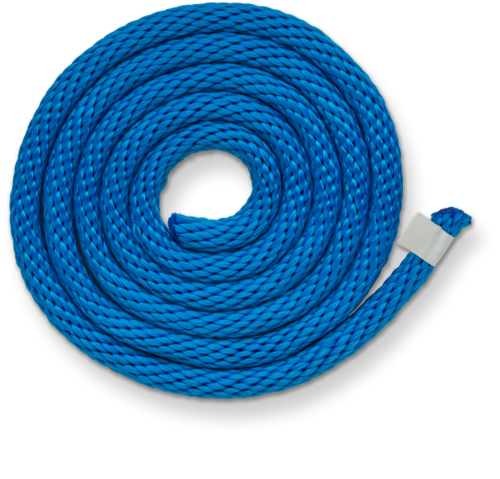 Hyper Tough Item# BWSBP850W-P-HT, Polypropylene Solid Braid Rope, Blue and  White, 3/8 x 50', 1 Each