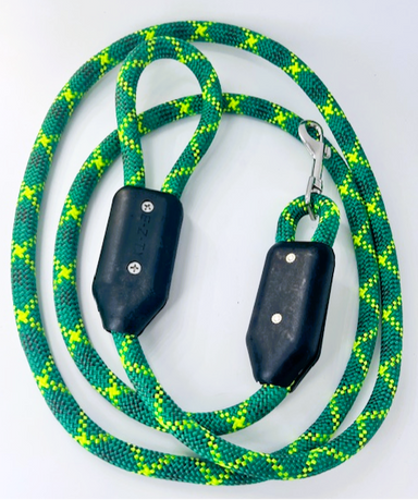 rope dog leash with clamps and swivel hook