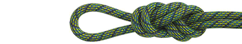 Glider 9.9mm Venus Climbing Rope, 70M (230 Feet) Bag knot detail