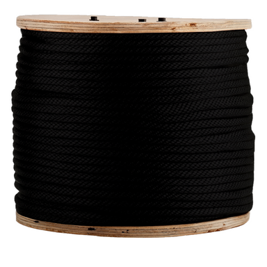 solid braid black