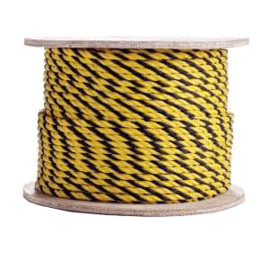 3-Strand Twisted Polypropylene Barrier Rope