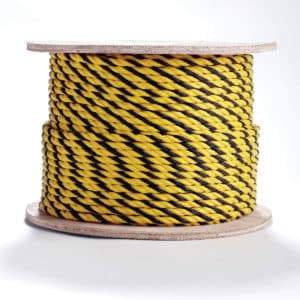 3-Strand Twisted Polypropylene Barrier Rope