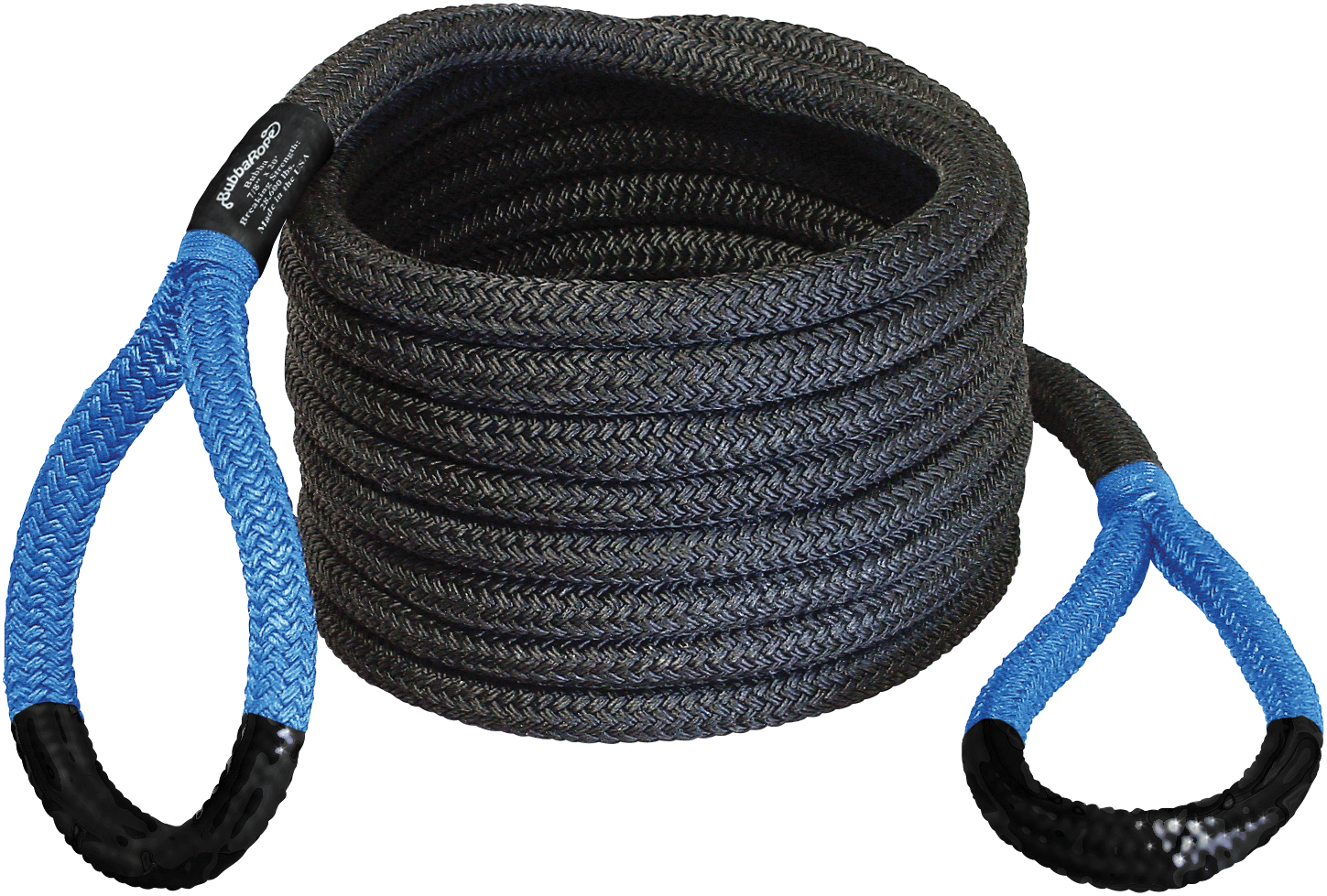 7/8" Power Stretch recovery rope with blue eyes