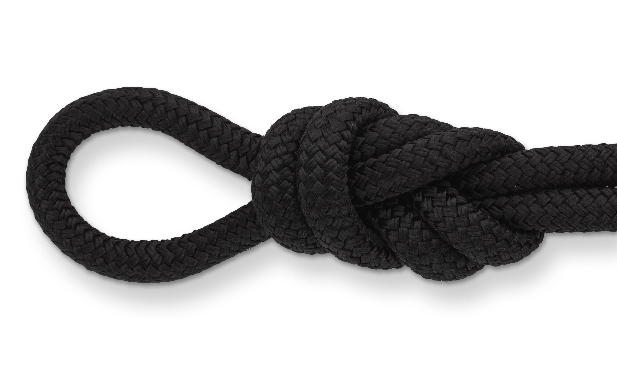 black double braid nylon rope