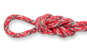 tachyon climbing rope pink double figure eight knot