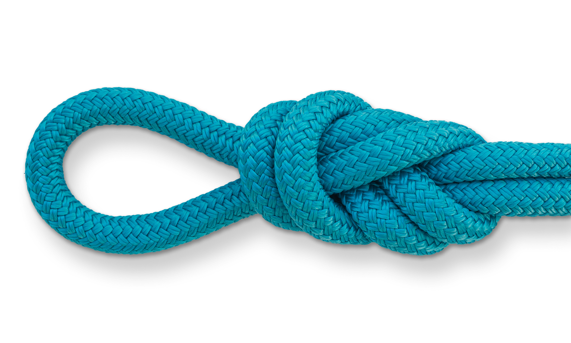 turquoise double braid nylon rope
