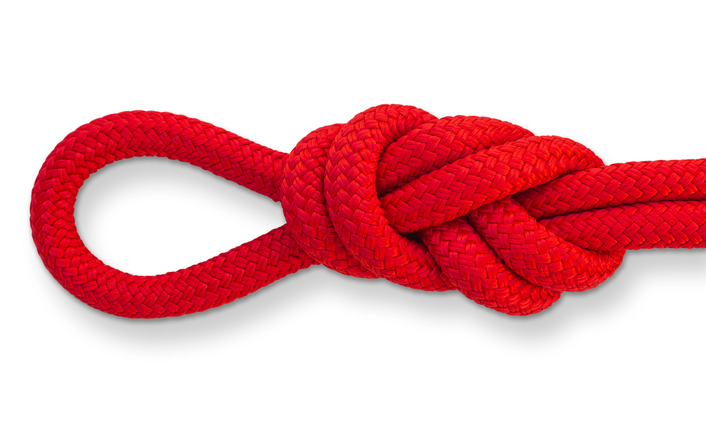 red double braid nylon rope