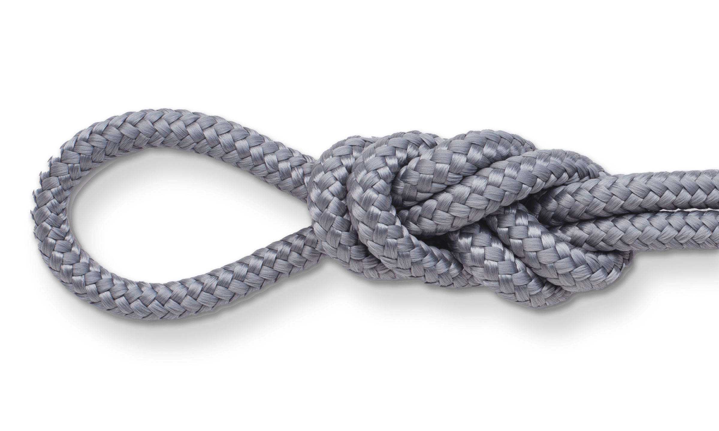 gray diamond braid polypro rope