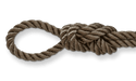 3-strand twisted light brown rope
