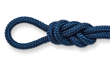 navy diamond braid polypro rope