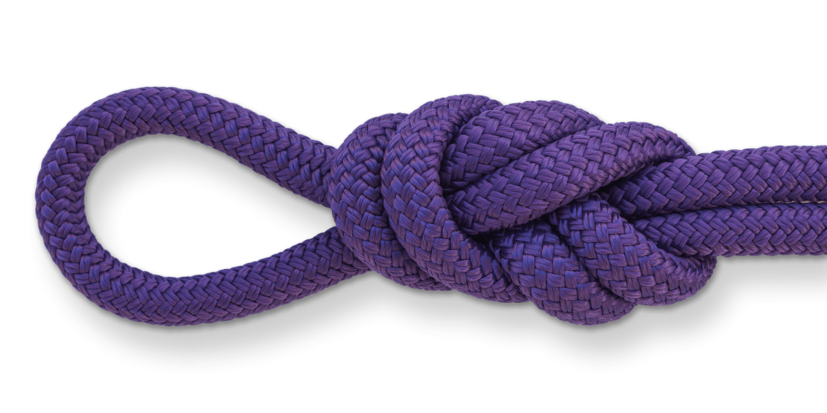 Mad Dog Products Bulk Rope 1/2" X 50' Purple Solid Braid Rope - Made In - Foto 7