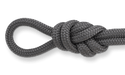 gray double braid nylon rope