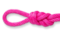hot pink solid braid polypro rope