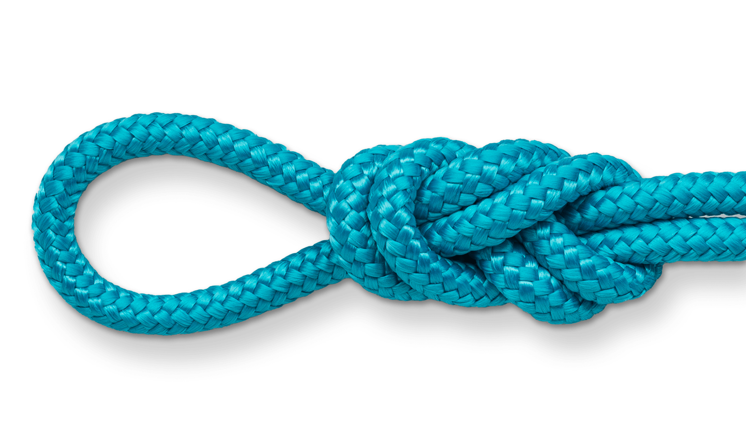 turquoise diamond braid polypro rope