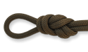 olive green double braid nylon rope