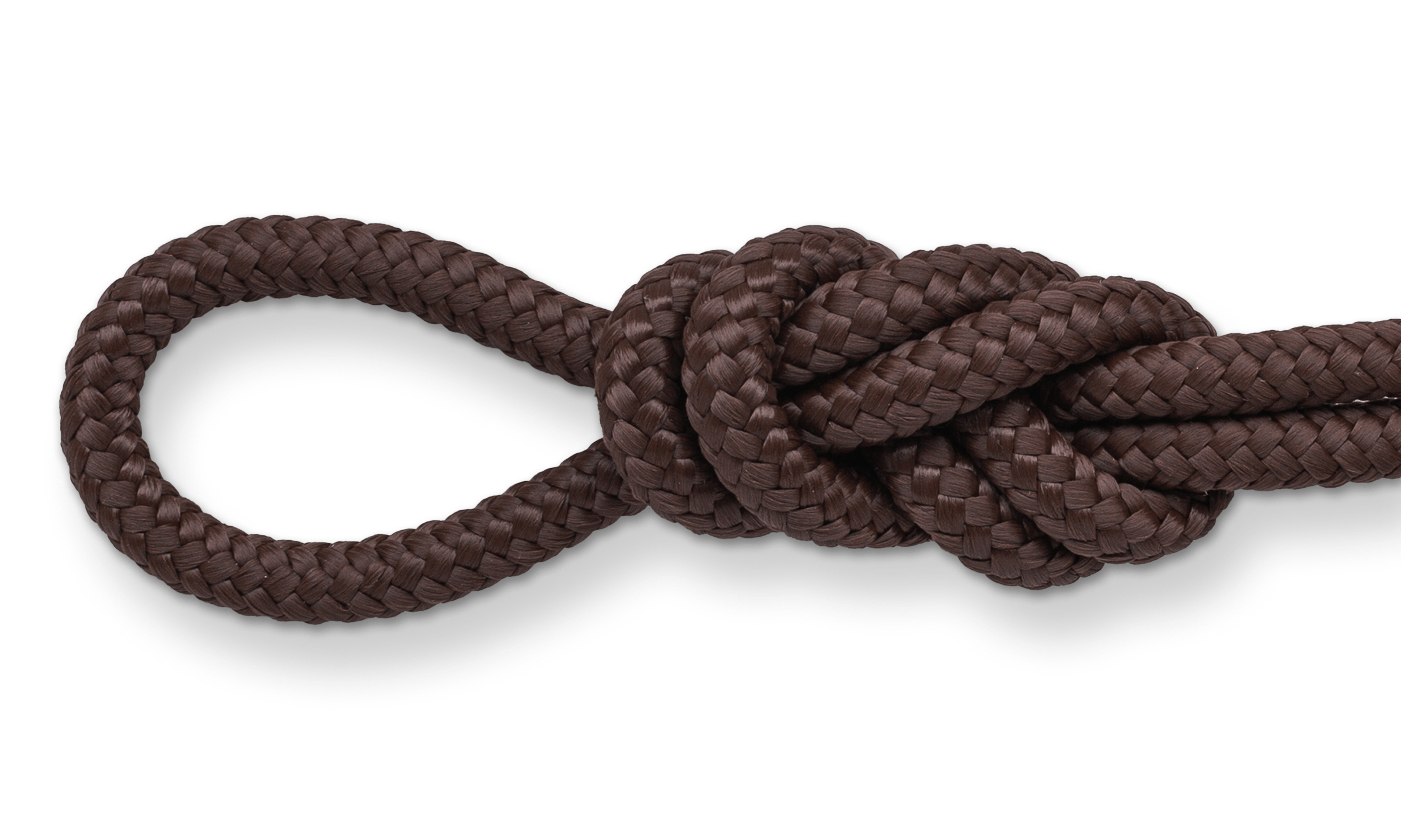 brown diamond braid polypro rope