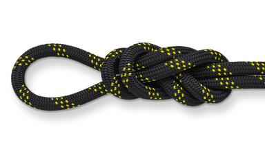 km iii max static rope black and yellow