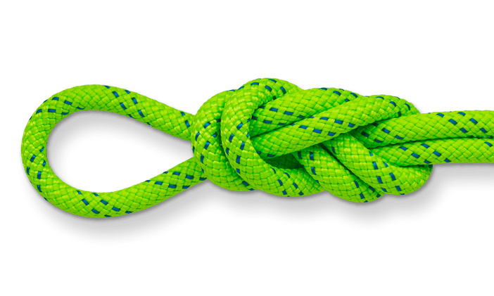 neon green km iii static rope