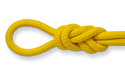 yellow diamond braid polypro rope