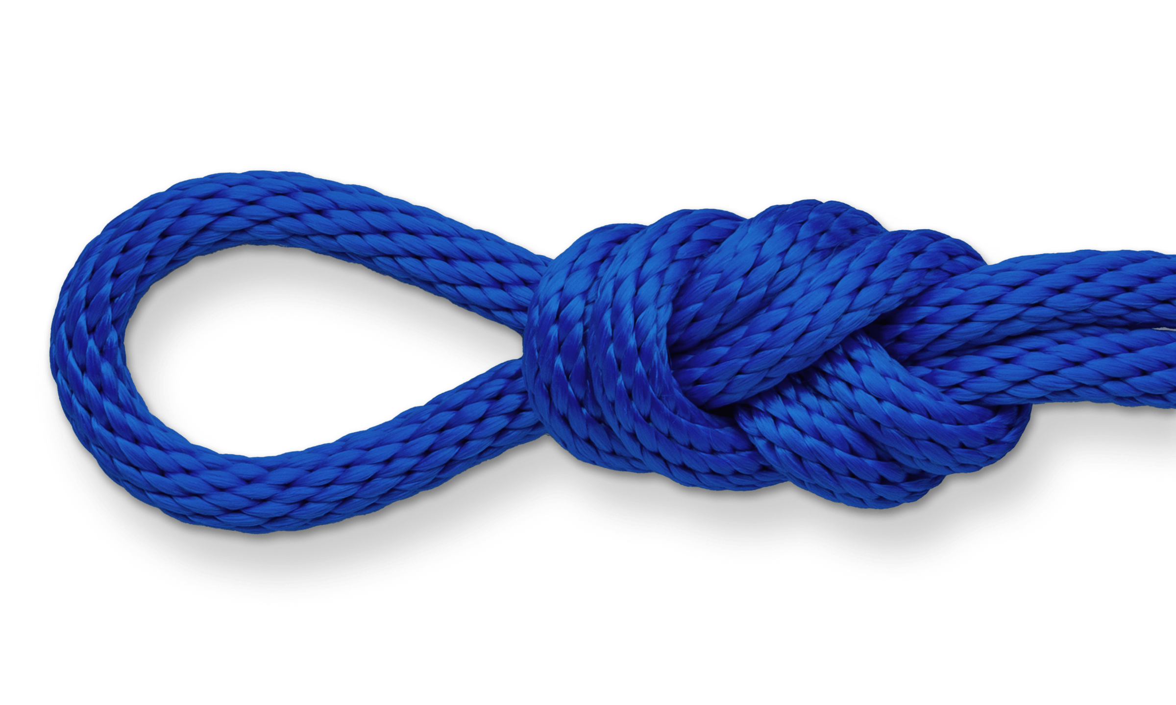 royal blue solid braid polypro rope