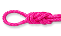 hot pink diamond braid polypro rope