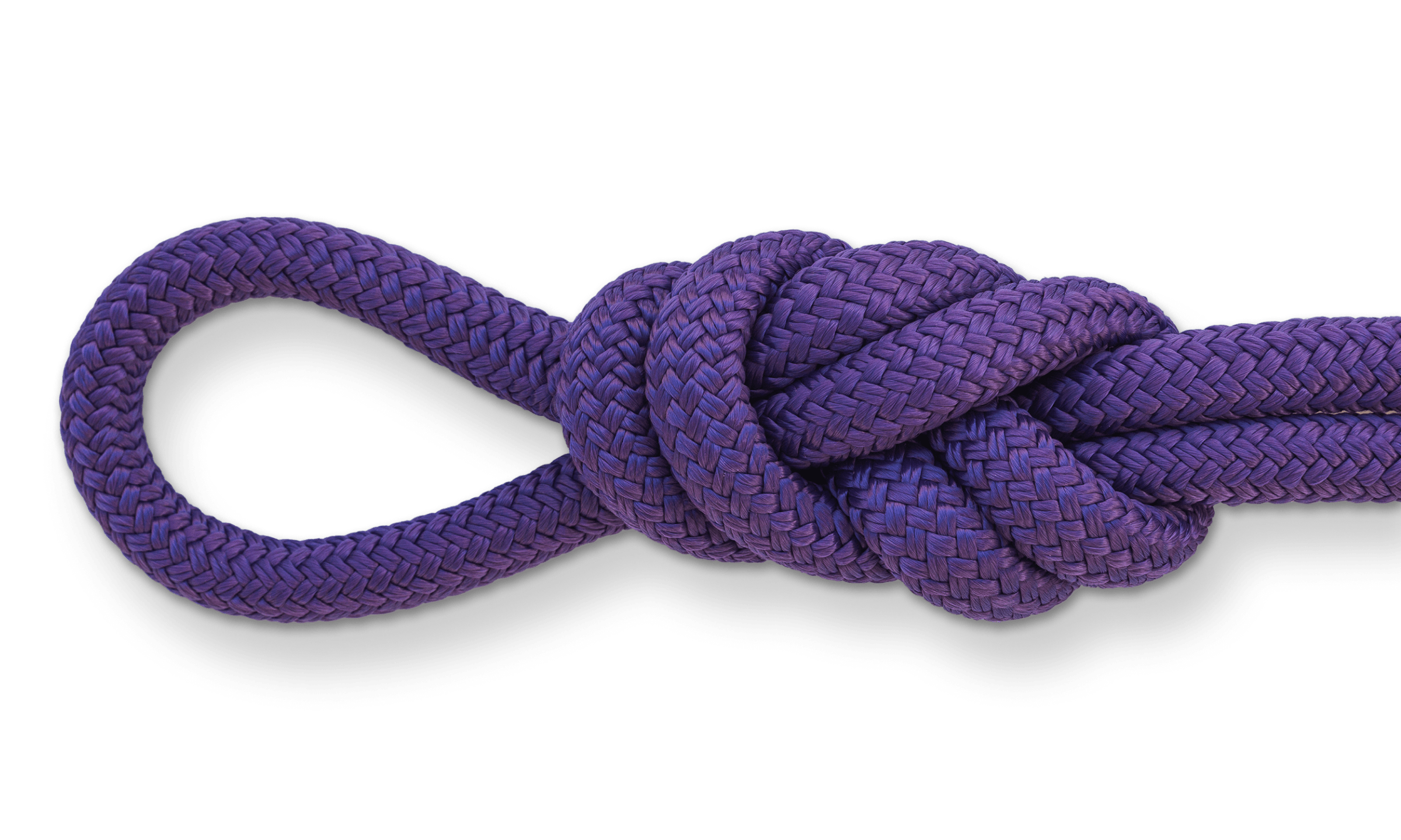 purple double braid nylon rope