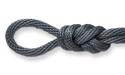 gray solid braid polypro rope