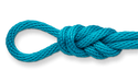 turquoise solid braid polypro rope