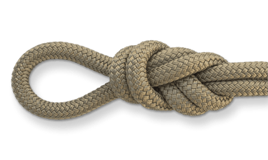 tan double braid nylon rope