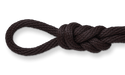 brown solid braid polypro rope