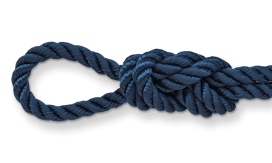 3-strand twisted navy rope